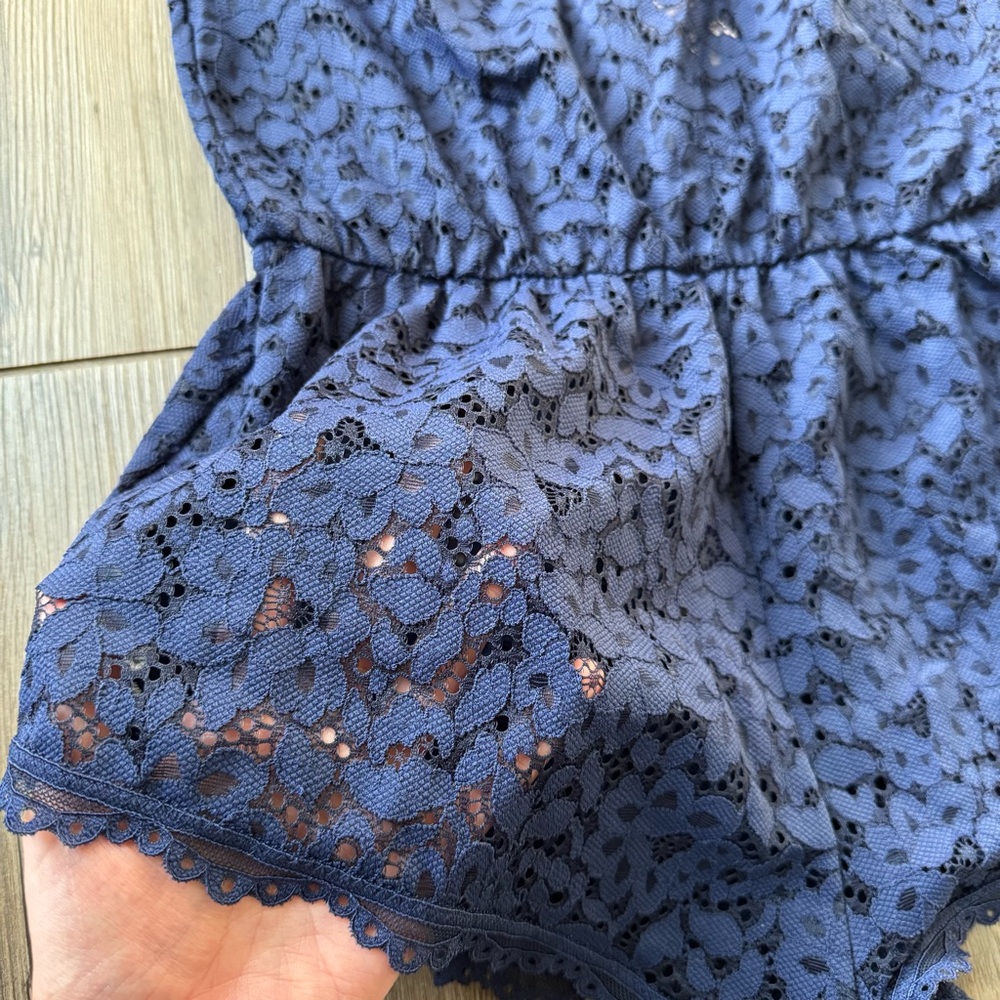 Victoria’s Secret Lace Romper in Deep Navy (Size M) 💙 - Picture 5 of 5